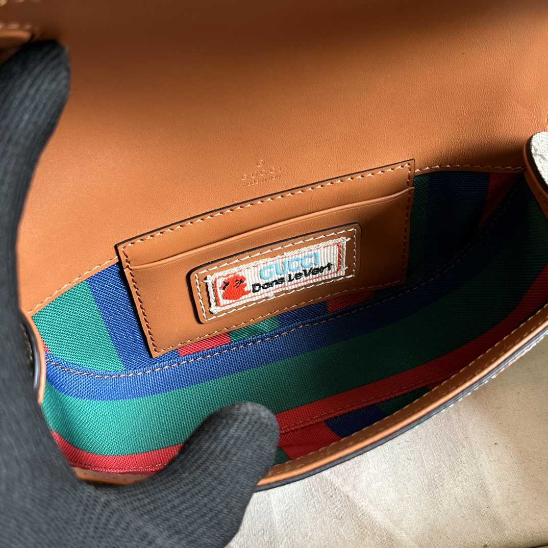 Gucci GG Top Handle Mini Bag With Web(13-18*10-4.5cm) - PerfectKickZ