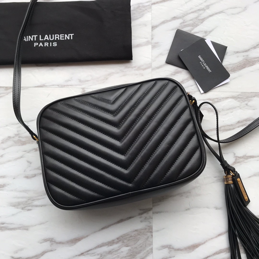 Saint Laurent Lou Matelassé Leather Camera Bag(23x16x6cm) - PerfectKickZ
