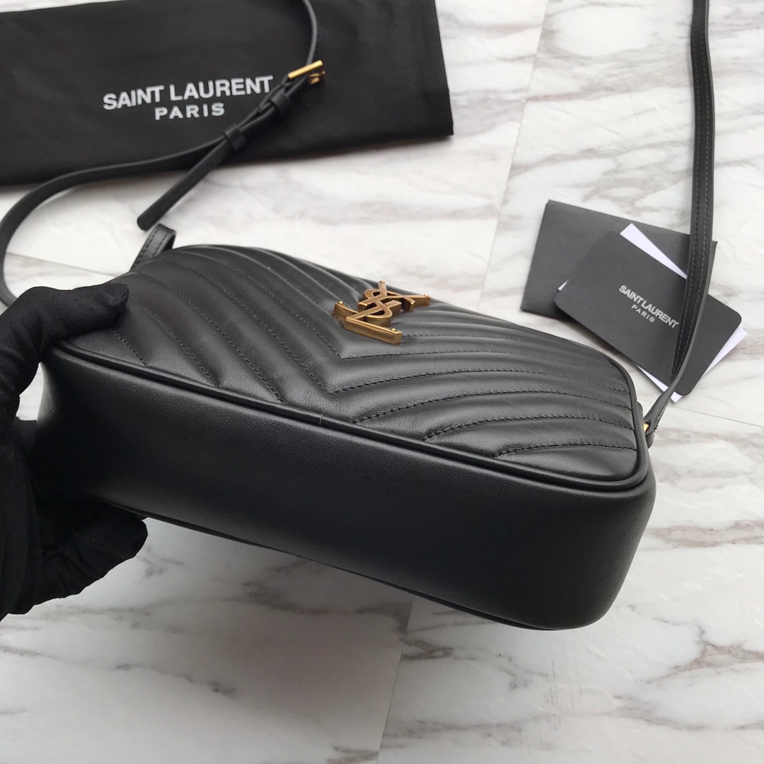 Saint Laurent Lou Matelassé Leather Camera Bag(23x16x6cm) - PerfectKickZ