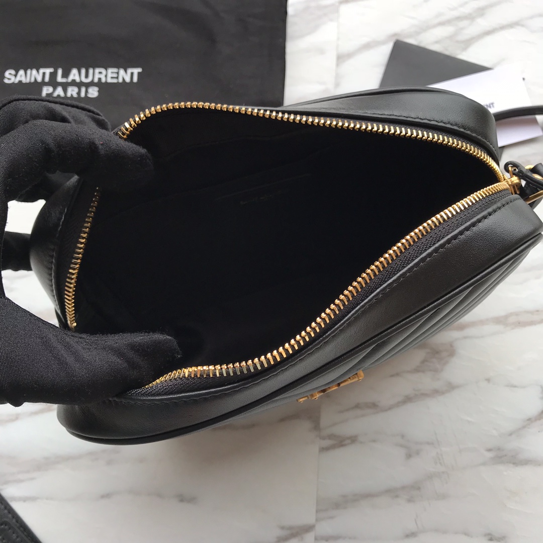 Saint Laurent Lou Matelassé Leather Camera Bag(23x16x6cm) - PerfectKickZ