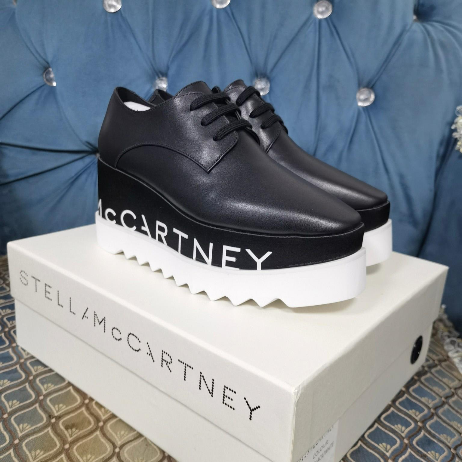Stella Mccartney Elyse Logo Platform Shoes - PerfectKickZ