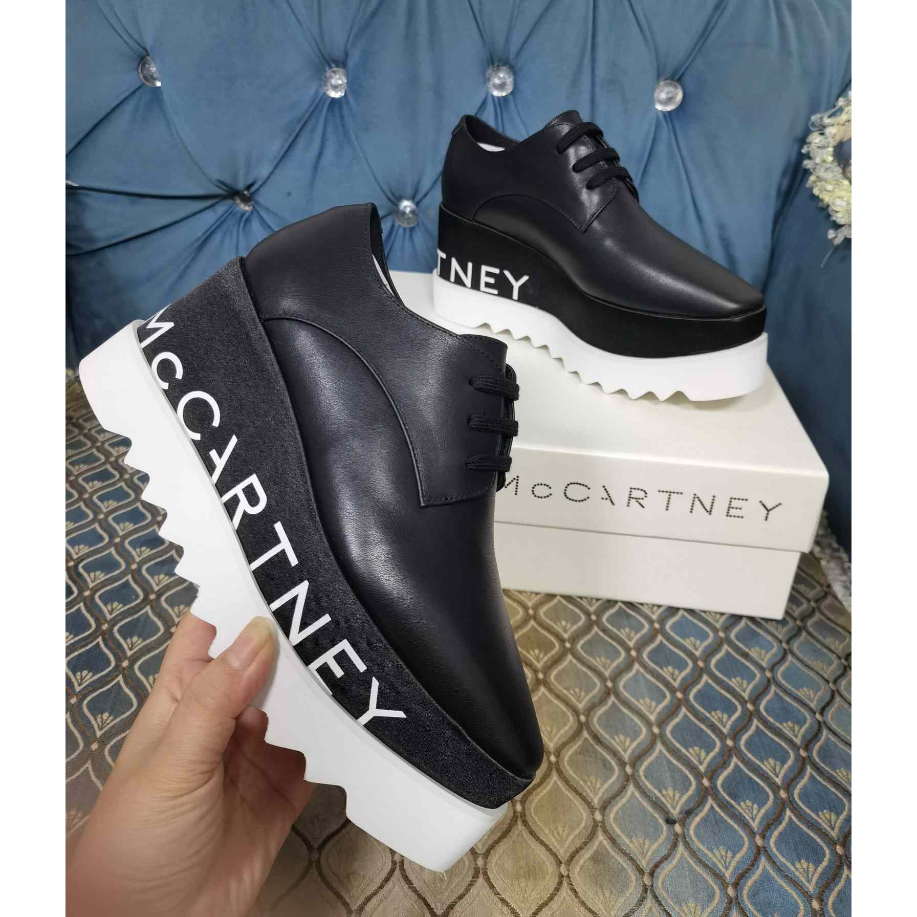Stella Mccartney Elyse Logo Platform Shoes - PerfectKickZ