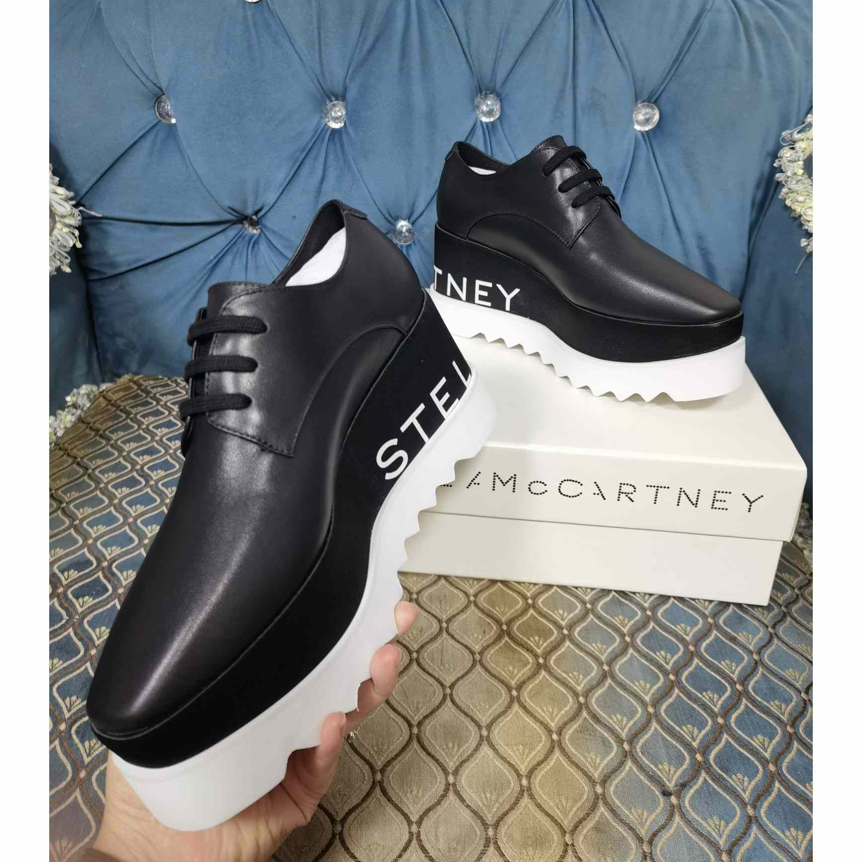 Stella Mccartney Elyse Logo Platform Shoes - PerfectKickZ