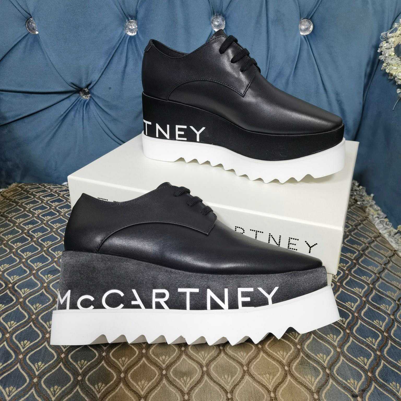 Stella Mccartney Elyse Logo Platform Shoes - PerfectKickZ