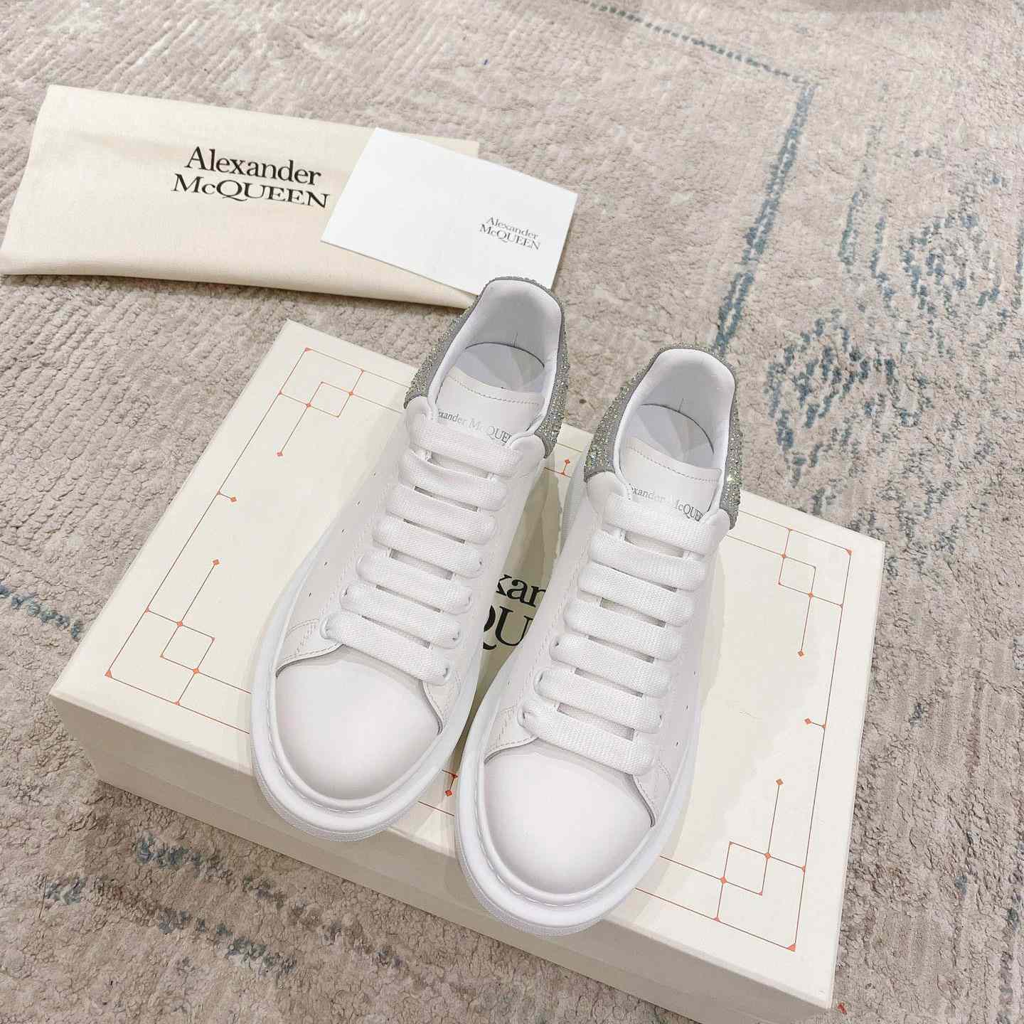 Alexander Mqueen Oversized Sneaker In White - PerfectKickZ