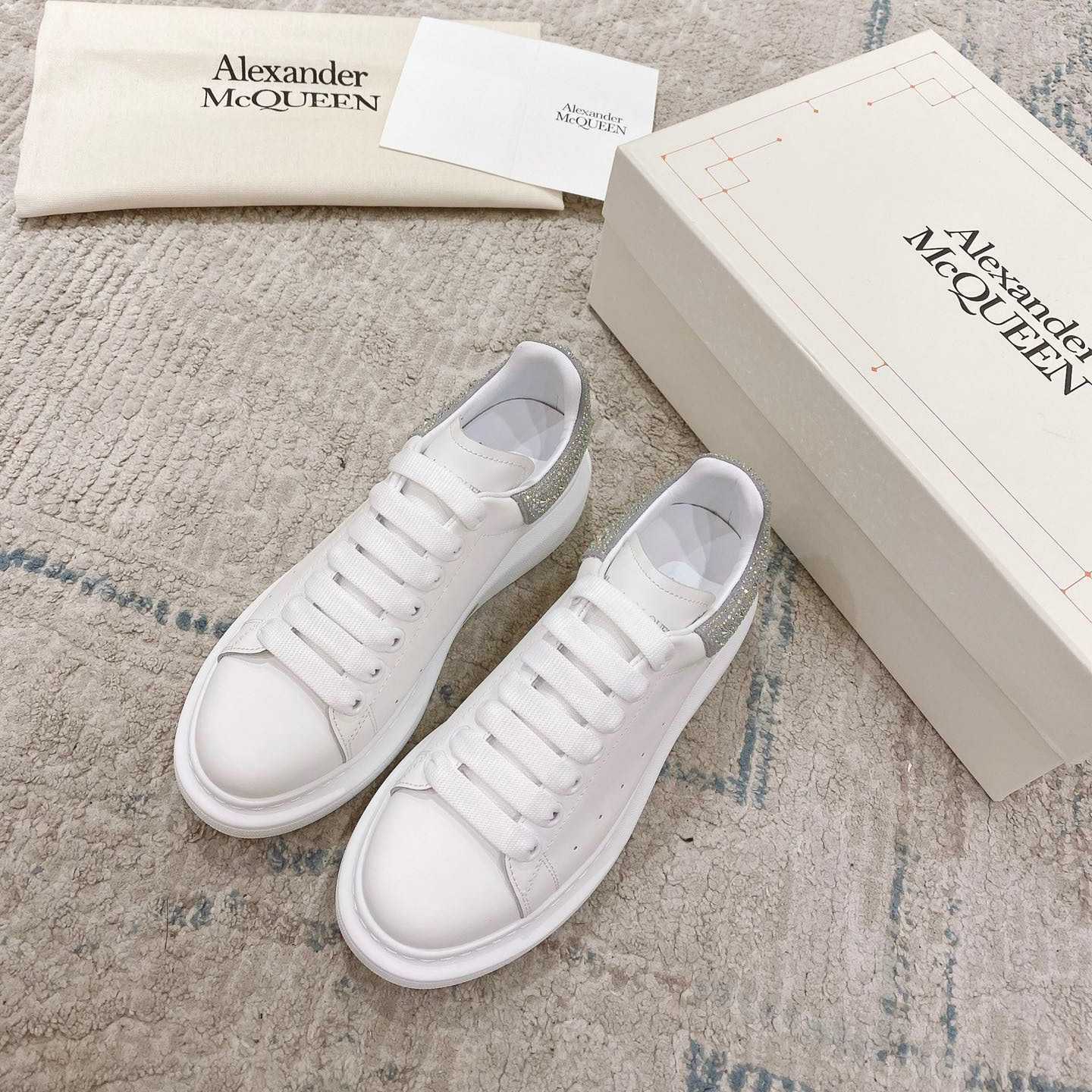 Alexander Mqueen Oversized Sneaker In White - PerfectKickZ
