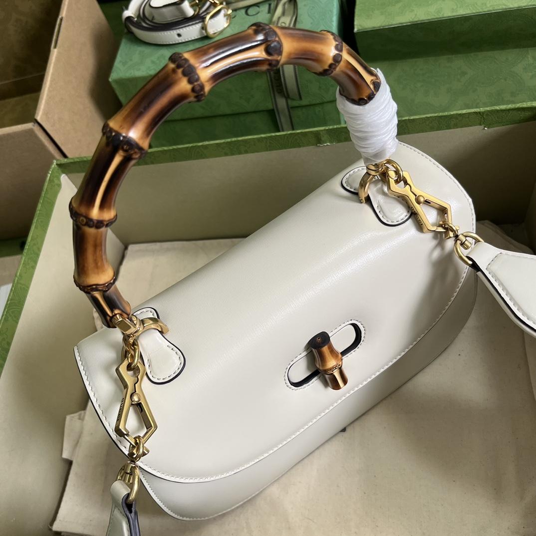 Gucci Bamboo 1947 Medium Bag(26-17-9cm) - PerfectKickZ