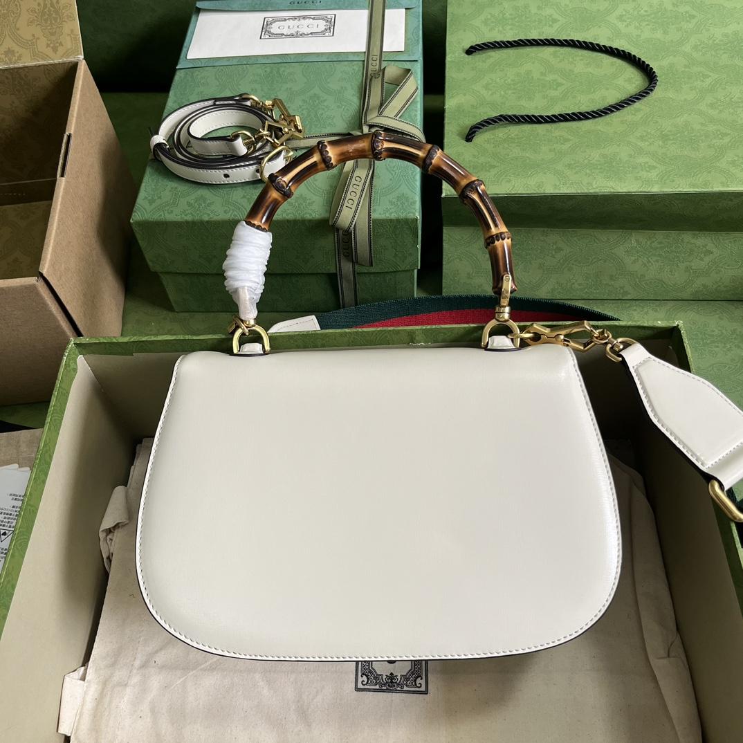 Gucci Bamboo 1947 Medium Bag(26-17-9cm) - PerfectKickZ
