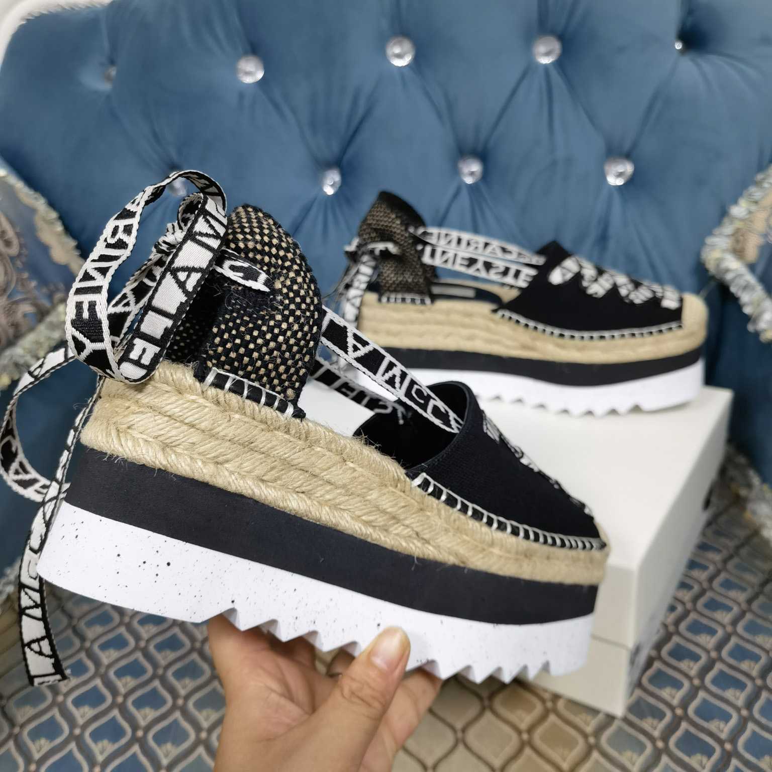 Stella Mccartney Gaia Platform Espadrilles - PerfectKickZ