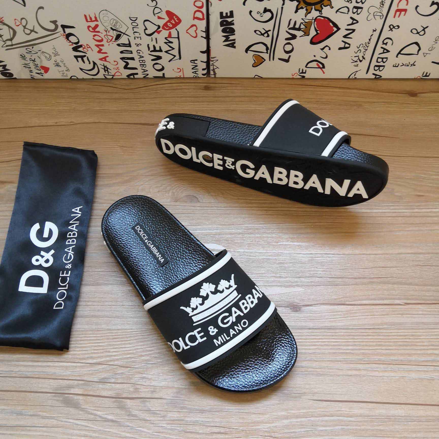 Dolce & Gabbana Logo Slides - PerfectKickZ