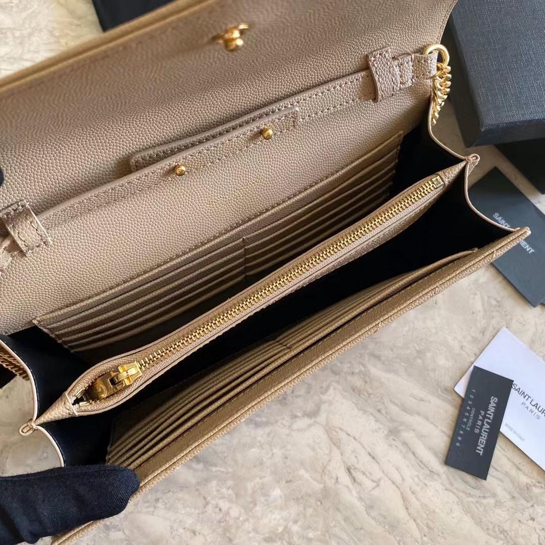 Saint Laurent Leather Shoulder Bag(22-14-4cm) - 