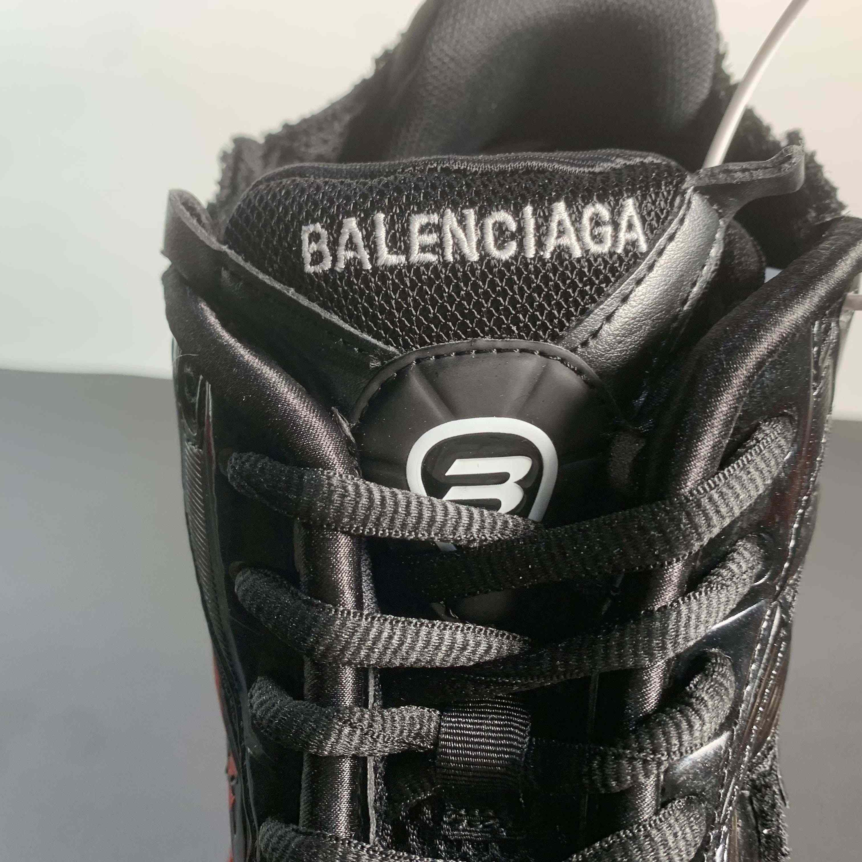 Balenciaga Runner Graffiti Sneaker In Black - PerfectKickZ