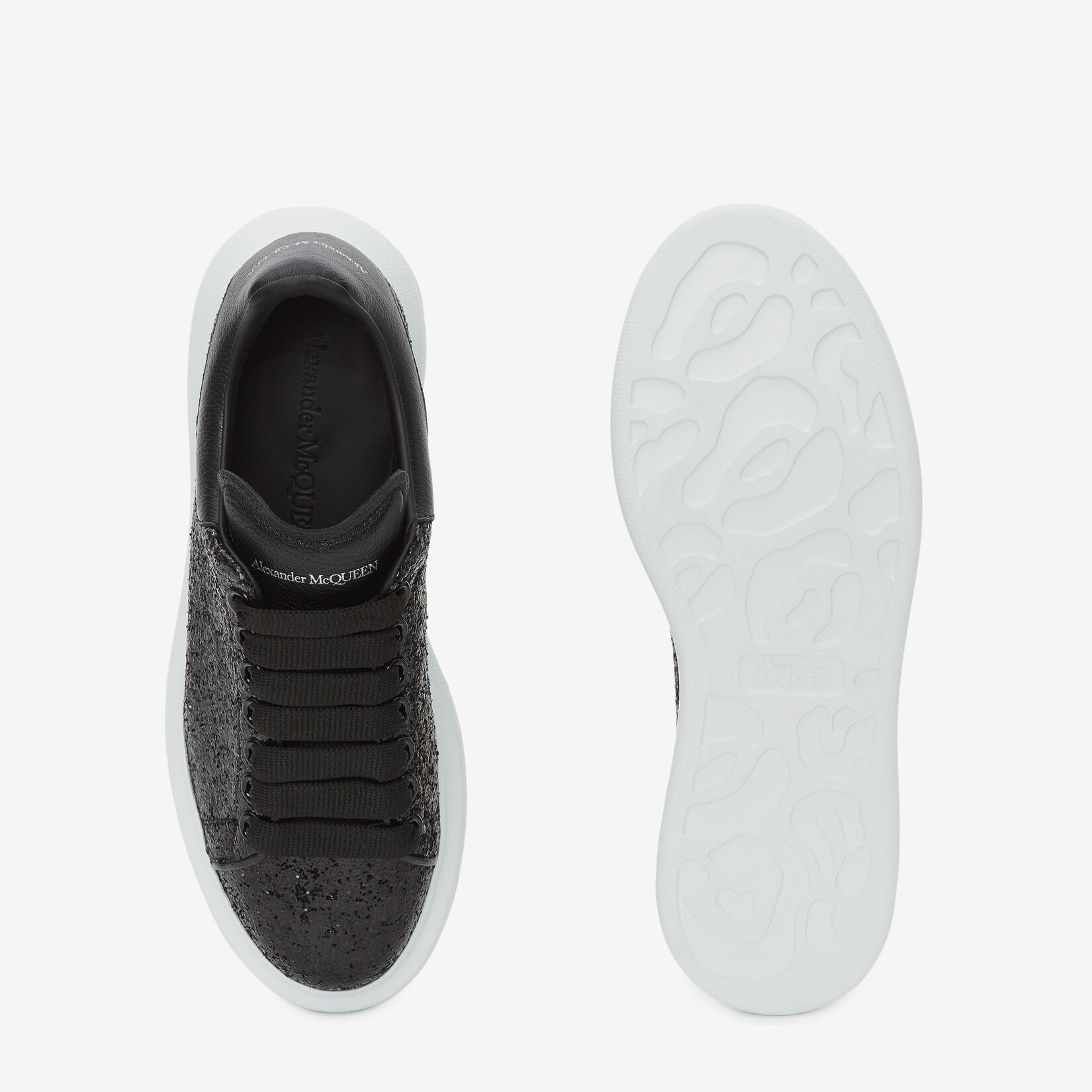 Alexander Mqueen Oversized Sneaker In Black - PerfectKickZ