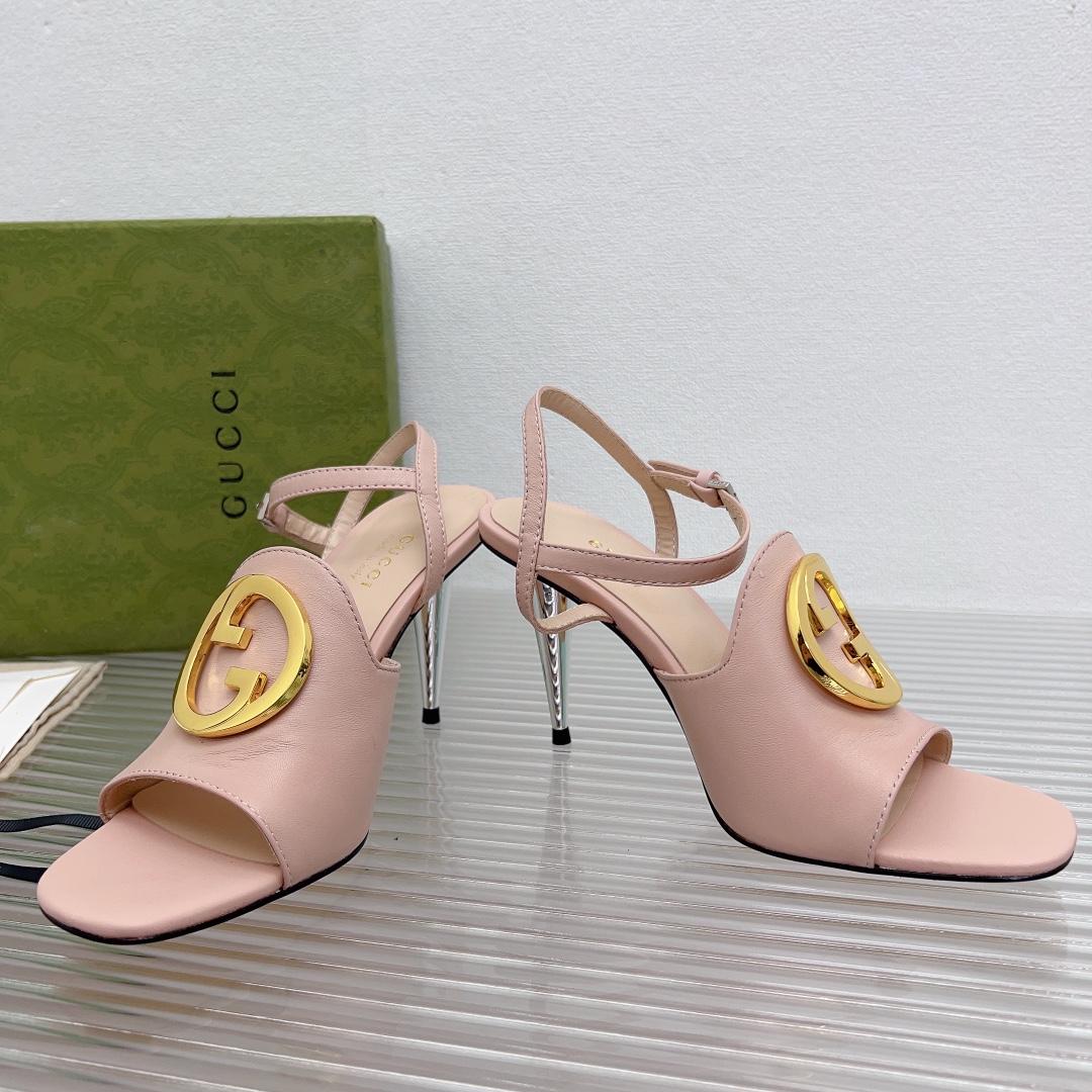 Gucci Blondie Heeled Sandal - PerfectKickZ