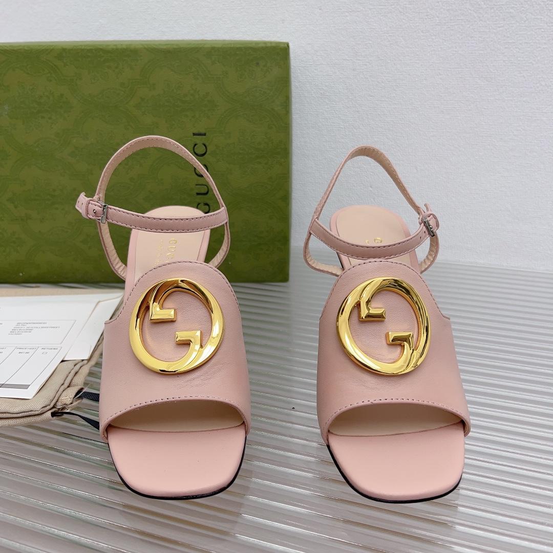 Gucci Blondie Heeled Sandal - PerfectKickZ