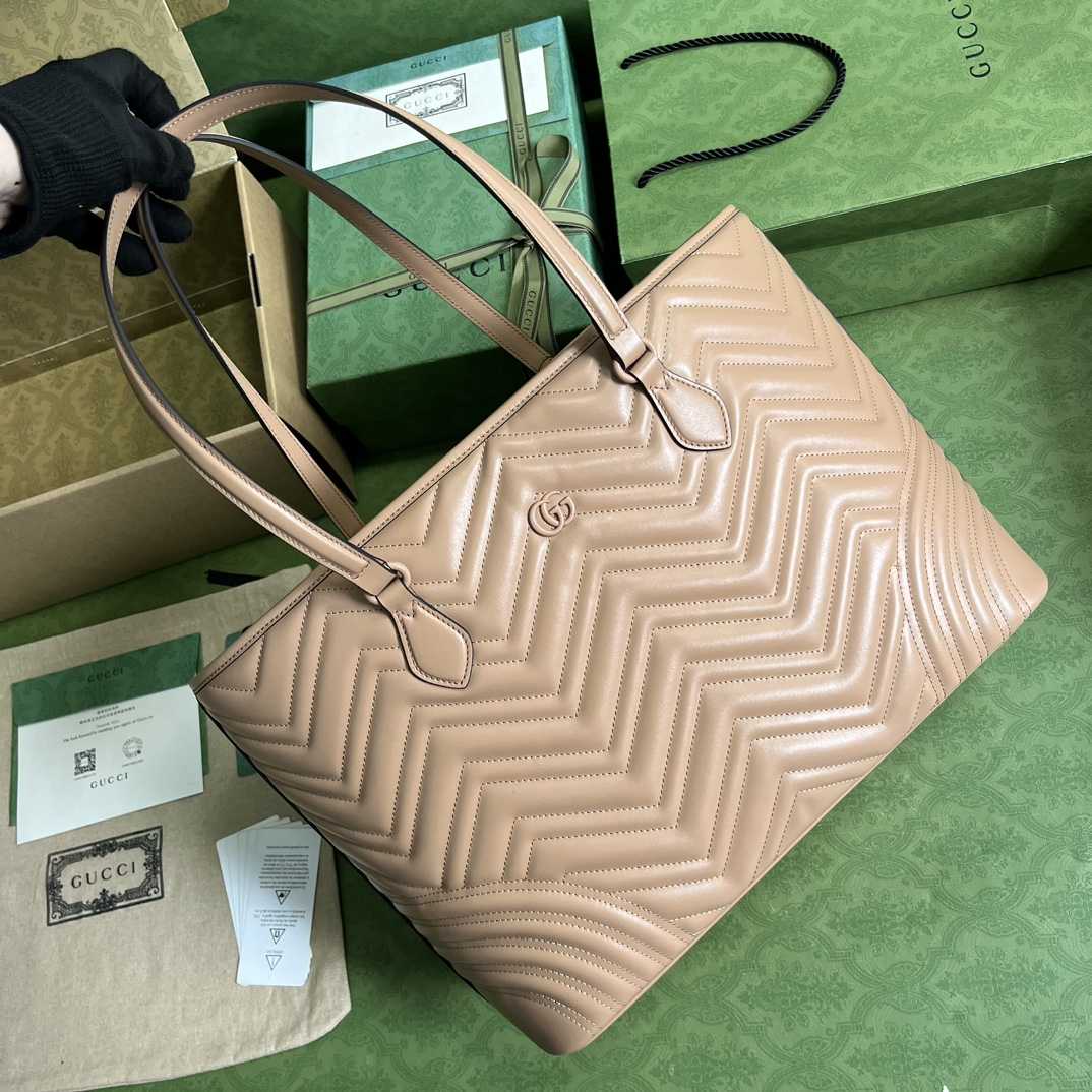 Gucci GG Marmont Large Tote Bag(38.5-29-14cm) - PerfectKickZ