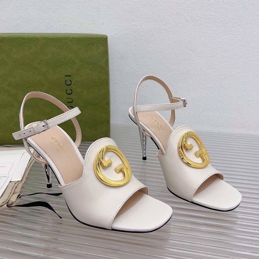Gucci Blondie Heeled Sandal - PerfectKickZ
