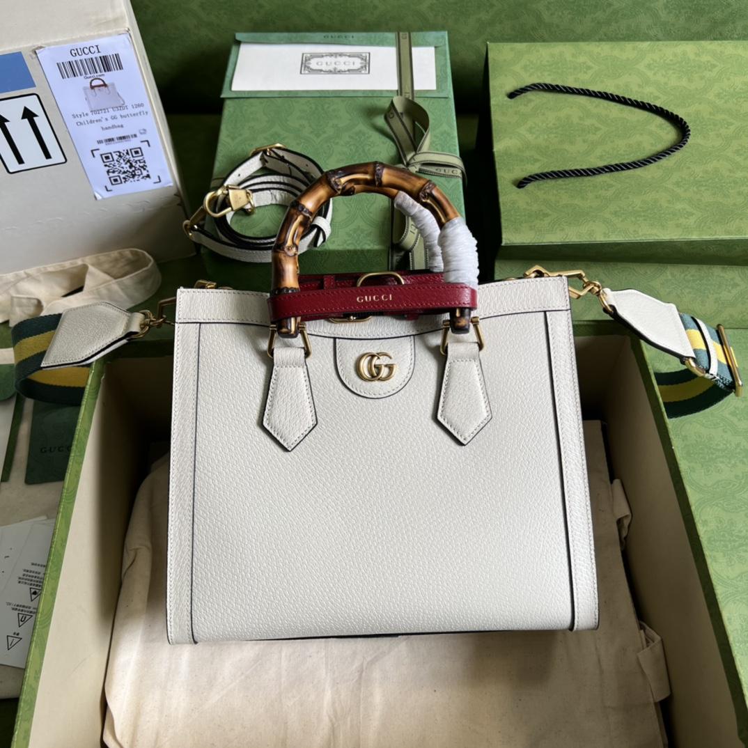 Gucci Diana Small Tote Bag(27-24-11cm) - PerfectKickZ