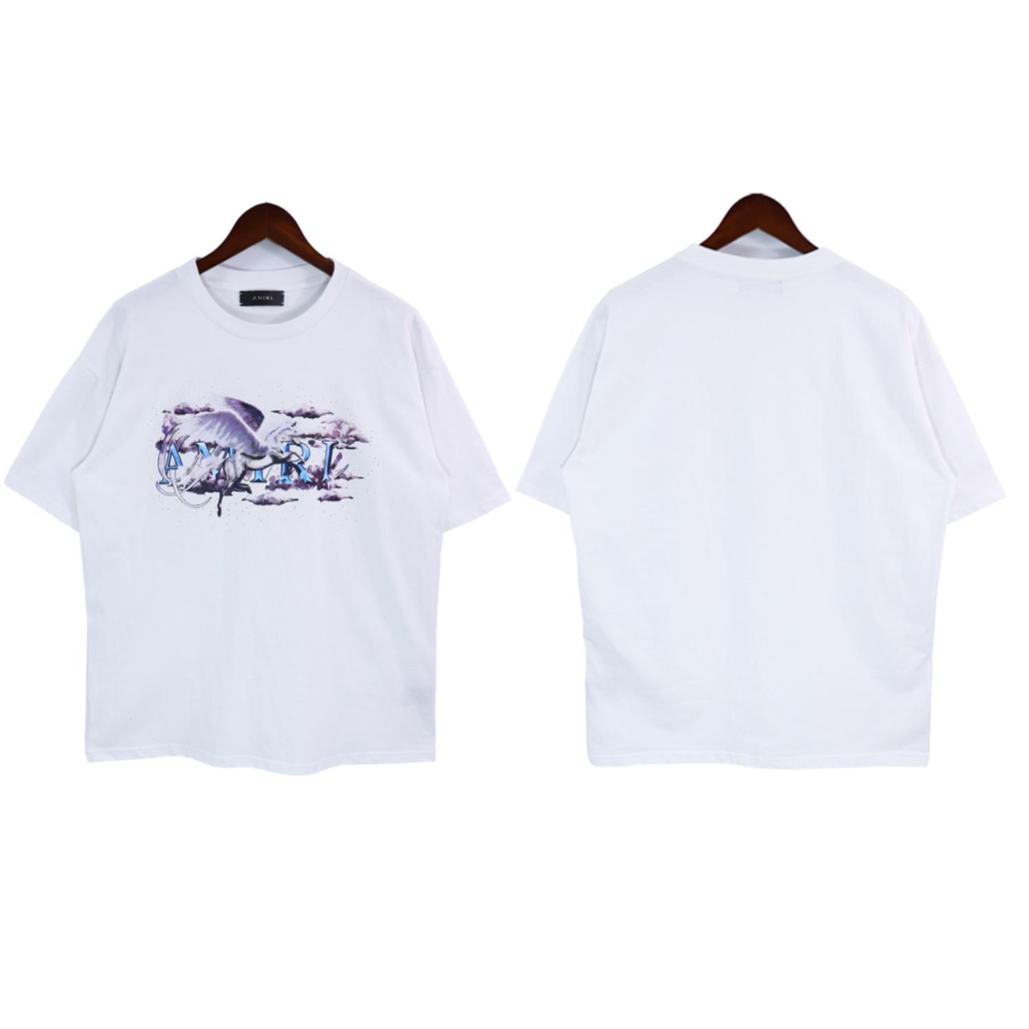 Amiri Pegasus Script Logo Tee - 