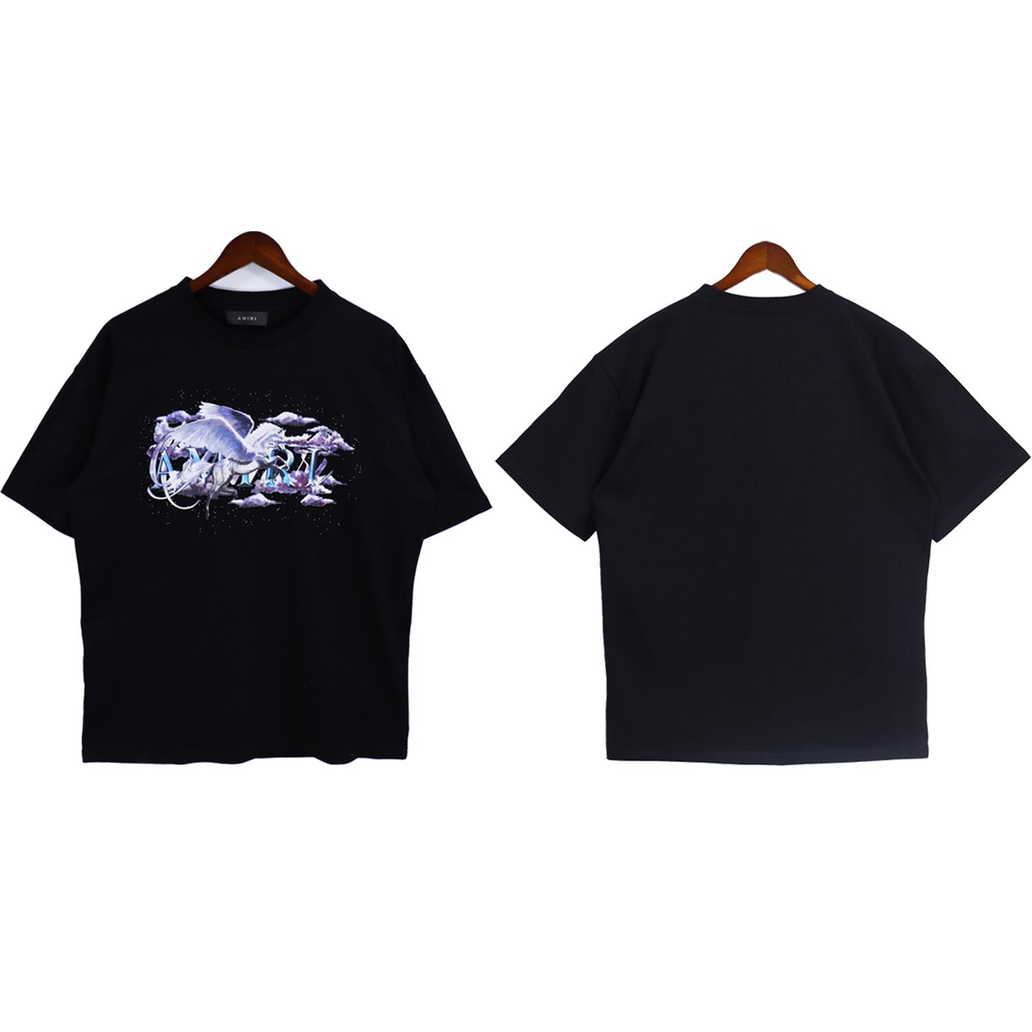 Amiri Pegasus Script Logo Tee - 