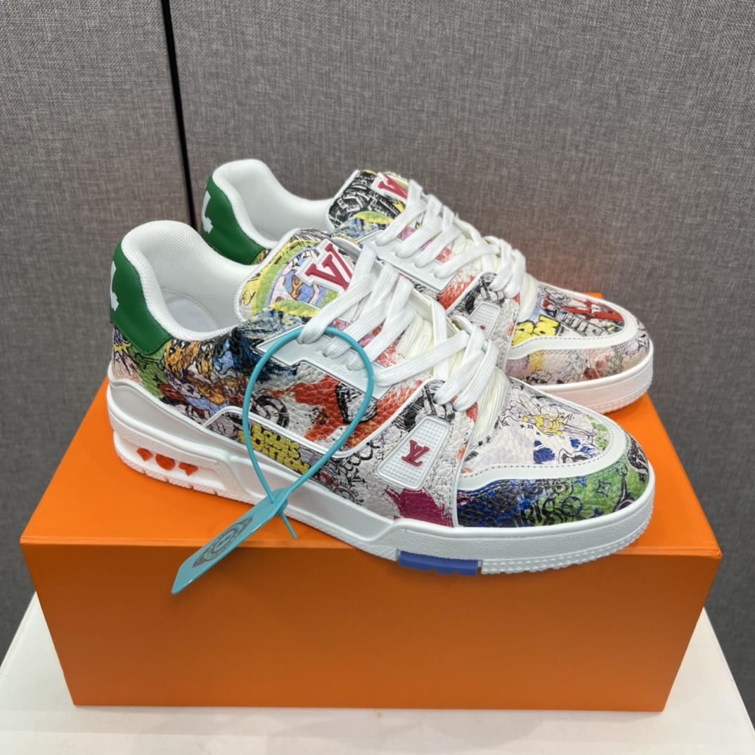 Louis Vuitton LV Trainer Sneaker     - PerfectKickZ
