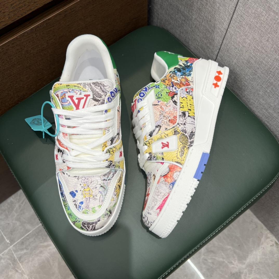 Louis Vuitton LV Trainer Sneaker     - PerfectKickZ