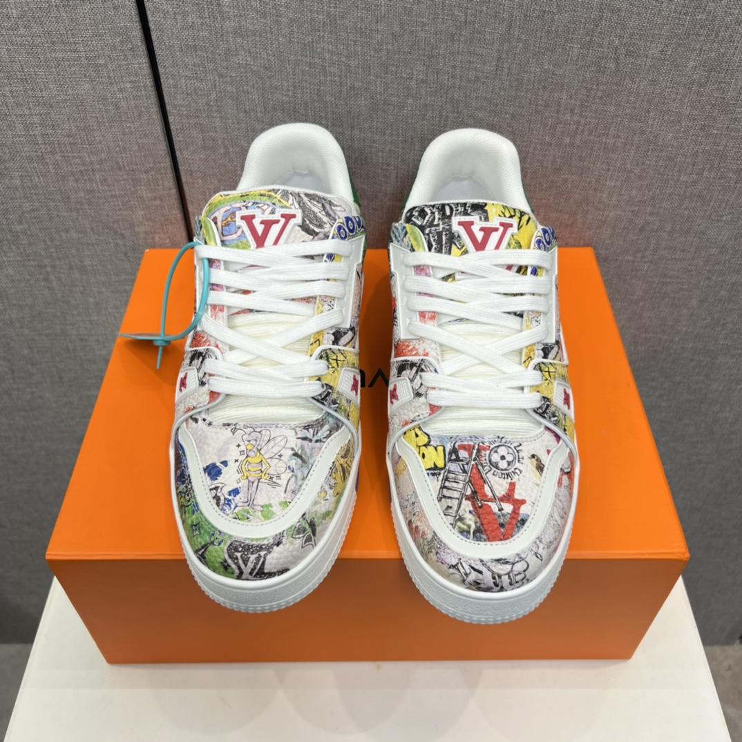 Louis Vuitton LV Trainer Sneaker     - PerfectKickZ
