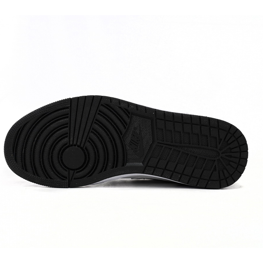Air Jordan 1 Low Black and White Gray Sneaker    552780-018 - PerfectKickZ