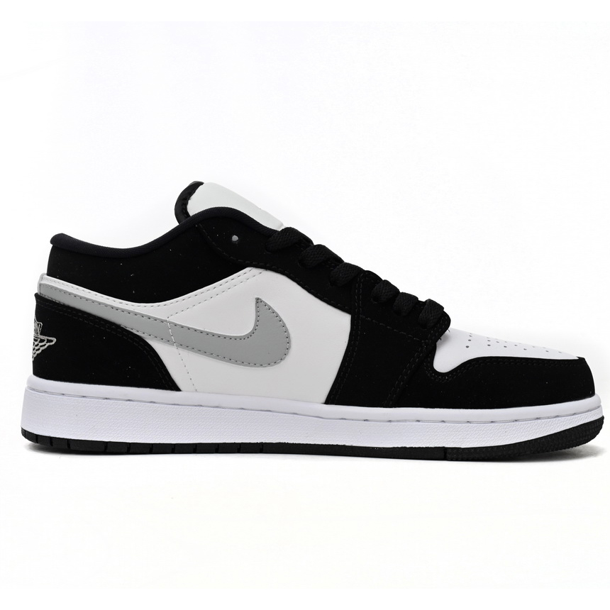 Air Jordan 1 Low Black and White Gray Sneaker    552780-018 - PerfectKickZ