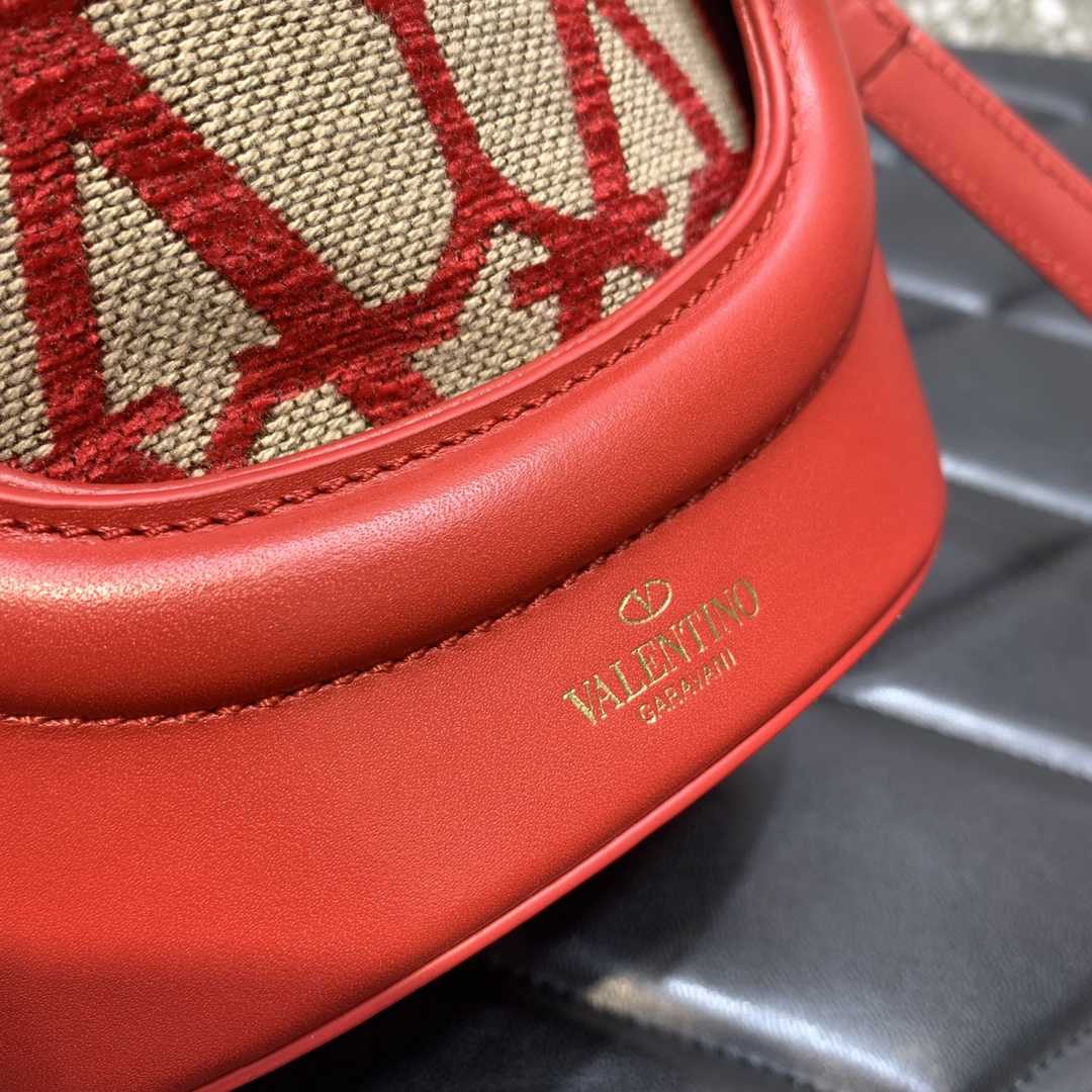 Valenti Le Cinquième Toile Iconographe Bucket Bag - PerfectKickZ