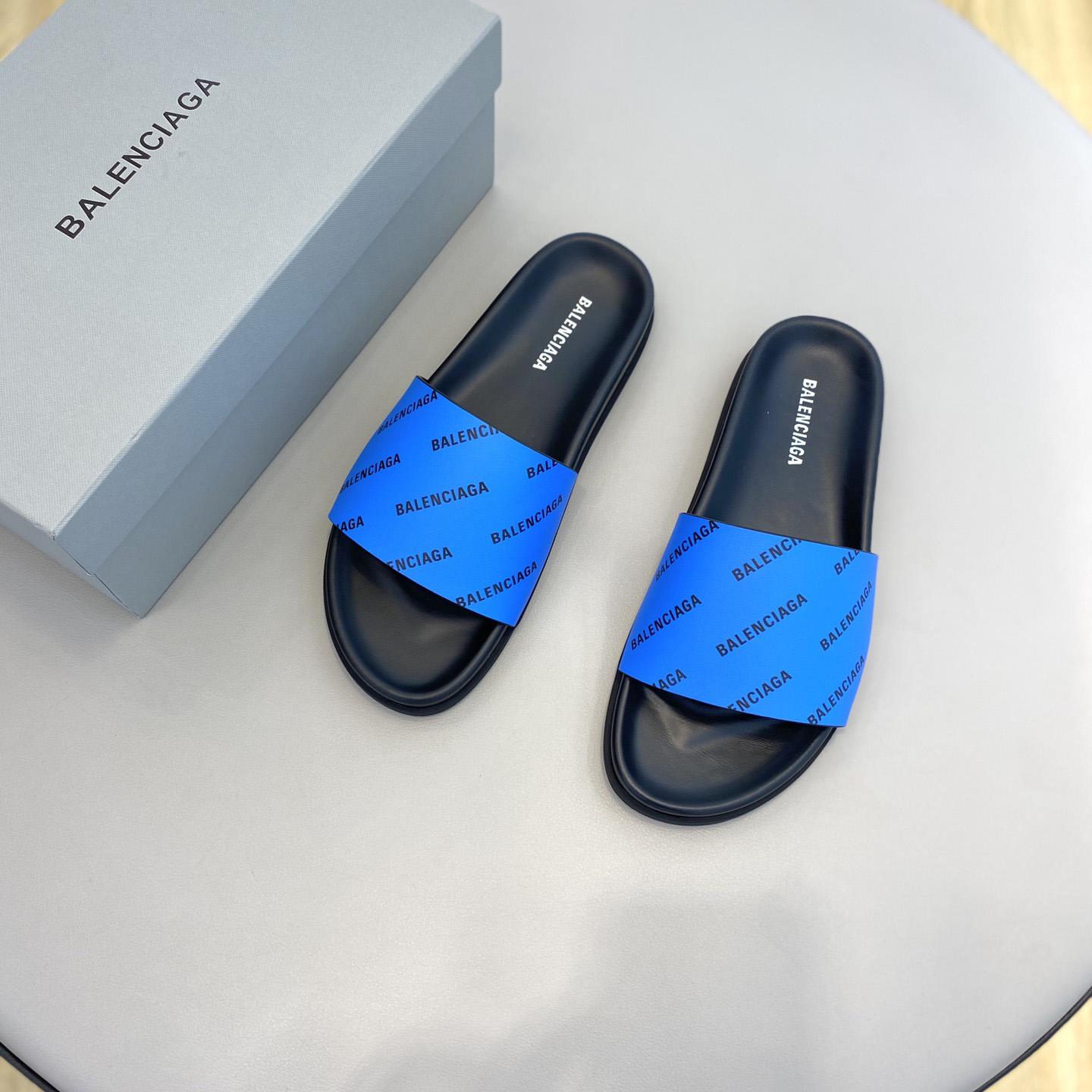 Balenciaga Logo Slide Sandal  - PerfectKickZ