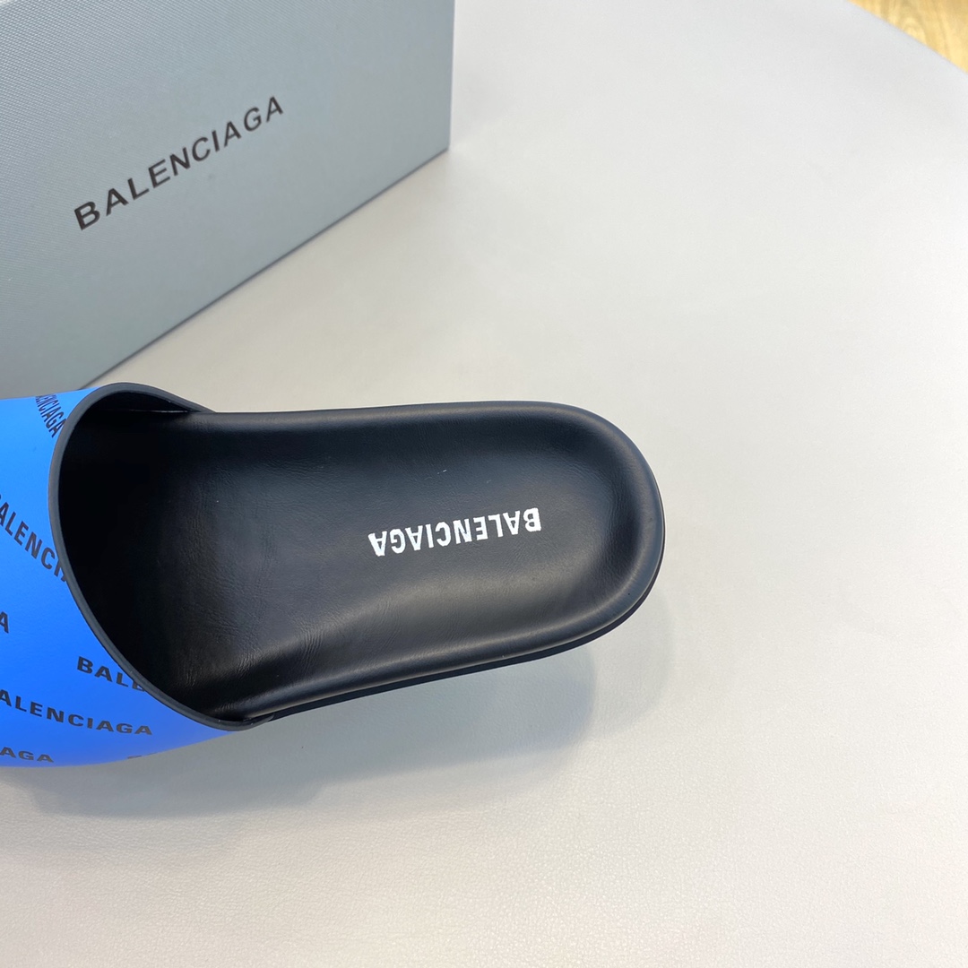 Balenciaga Logo Slide Sandal  - PerfectKickZ