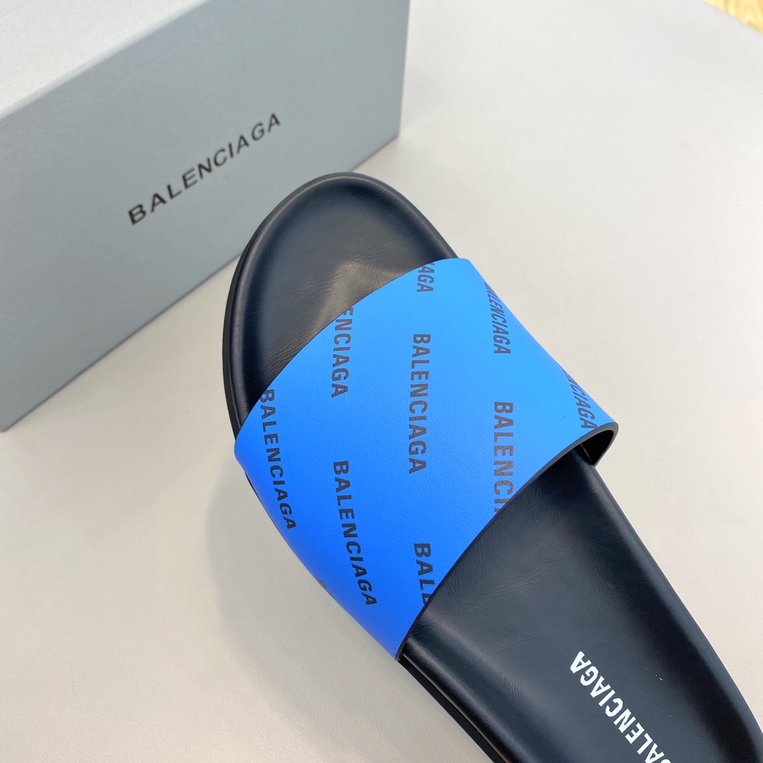 Balenciaga Logo Slide Sandal  - PerfectKickZ