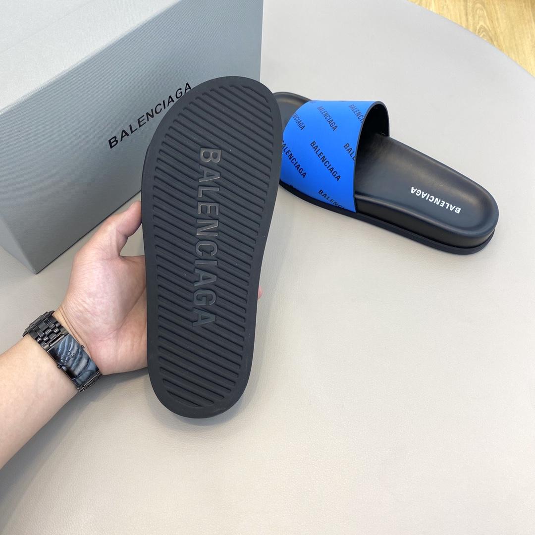 Balenciaga Logo Slide Sandal  - PerfectKickZ