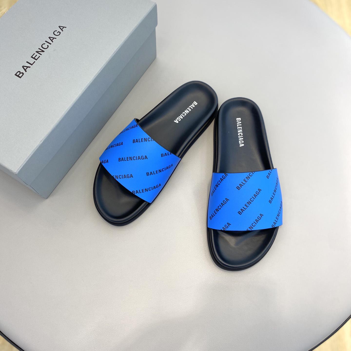 Balenciaga Logo Slide Sandal  - PerfectKickZ