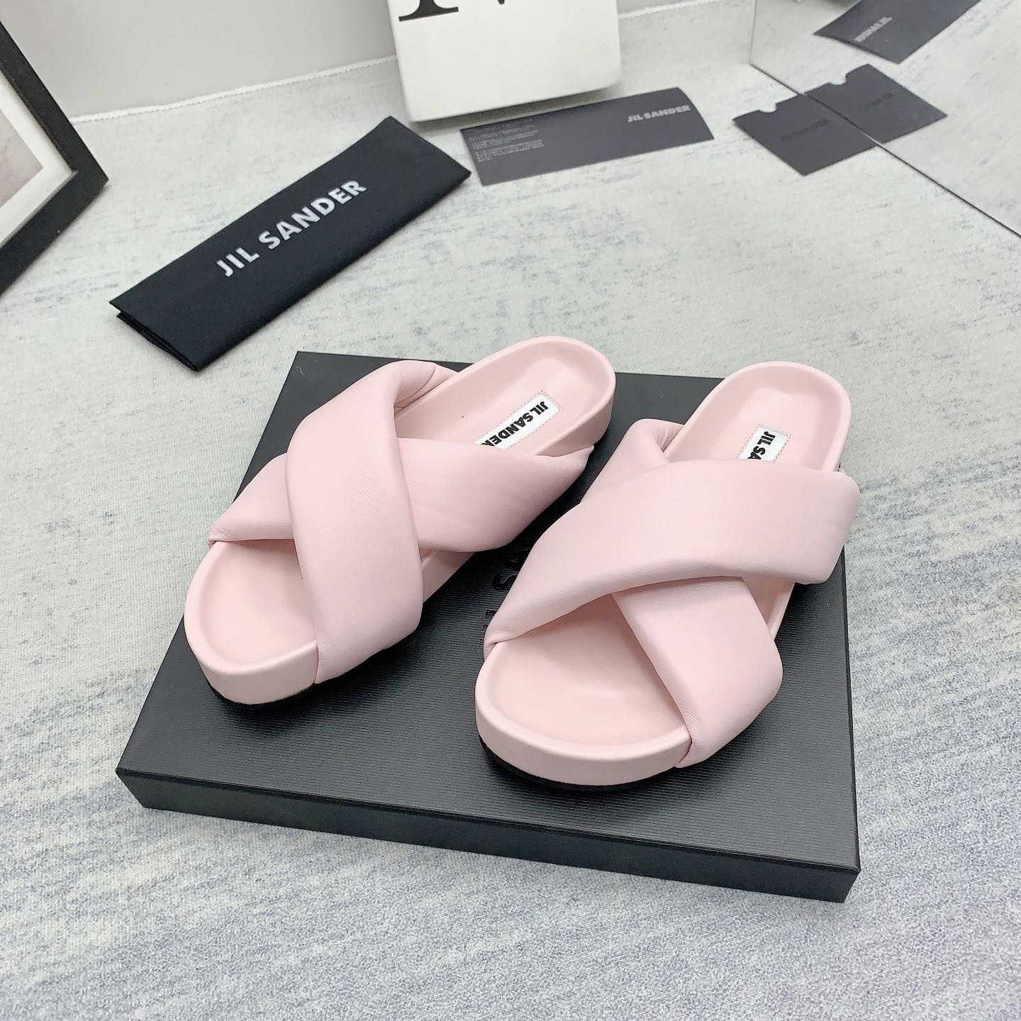 JIl Sander Padded Slides - PerfectKickZ