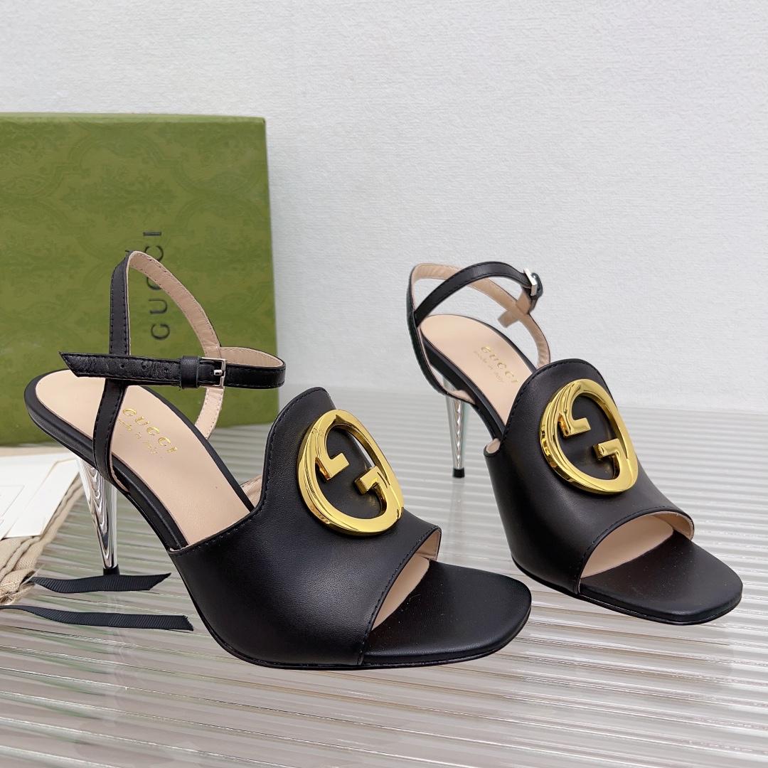 Gucci Blondie Heeled Sandal - PerfectKickZ
