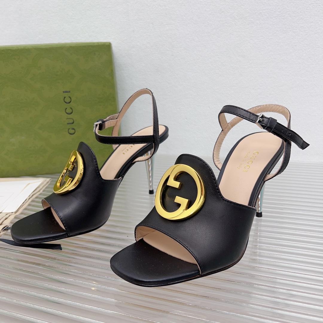 Gucci Blondie Heeled Sandal - PerfectKickZ