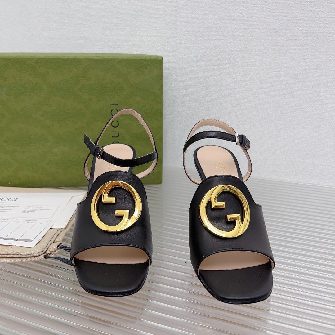 Gucci Blondie Heeled Sandal - PerfectKickZ