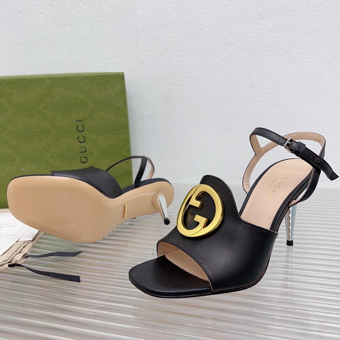Gucci Blondie Heeled Sandal - PerfectKickZ