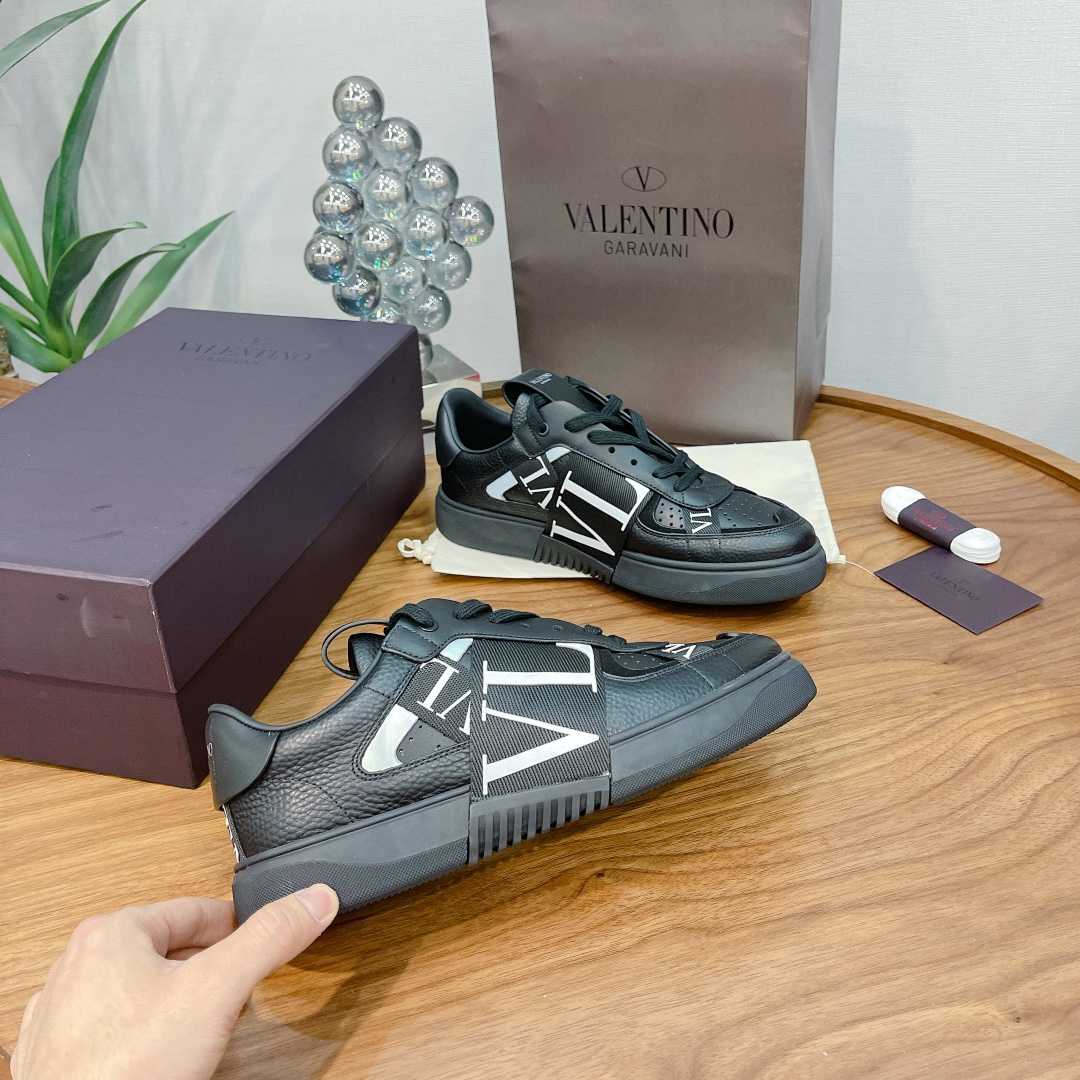 Valenti Low-top Calfskin VL7N Sneaker With Bands - PerfectKickZ