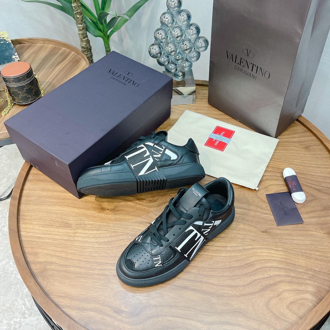 Valenti Low-top Calfskin VL7N Sneaker With Bands - PerfectKickZ