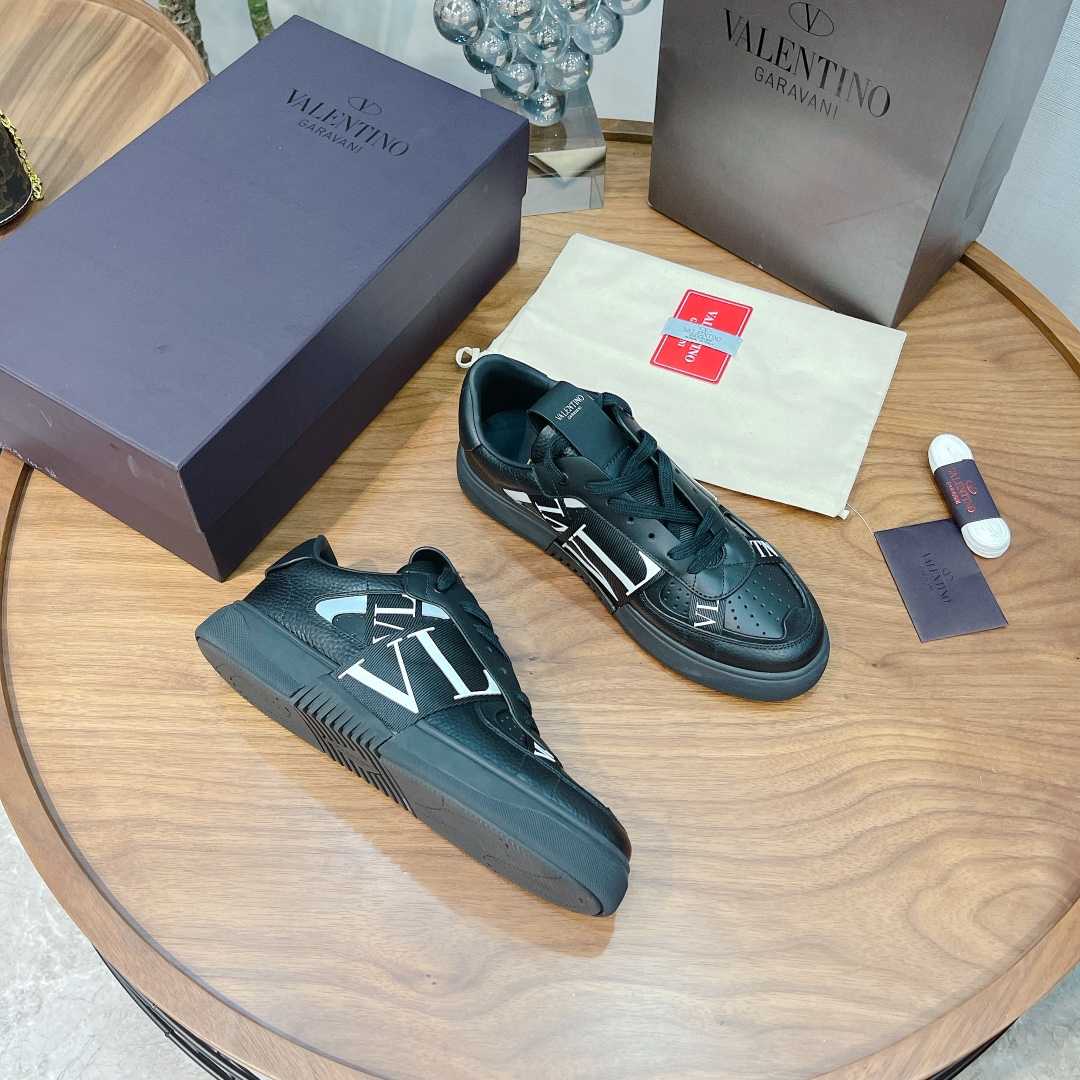 Valenti Low-top Calfskin VL7N Sneaker With Bands - PerfectKickZ