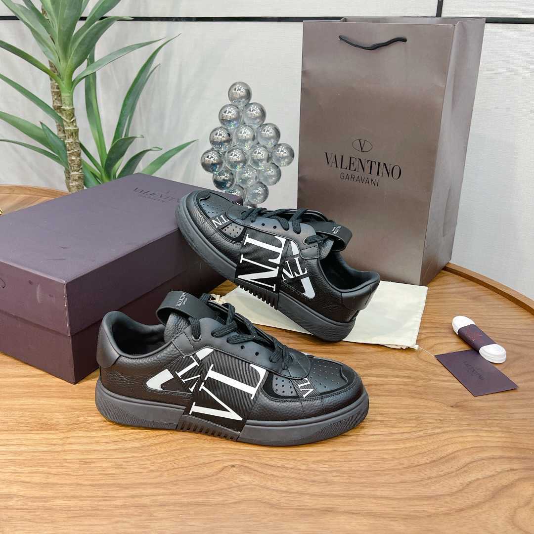 Valenti Low-top Calfskin VL7N Sneaker With Bands - PerfectKickZ