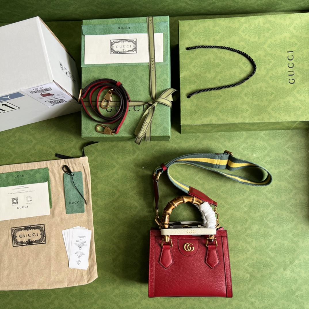 Gucci Diana Mini Tote Bag(20*16*10cm) - PerfectKickZ