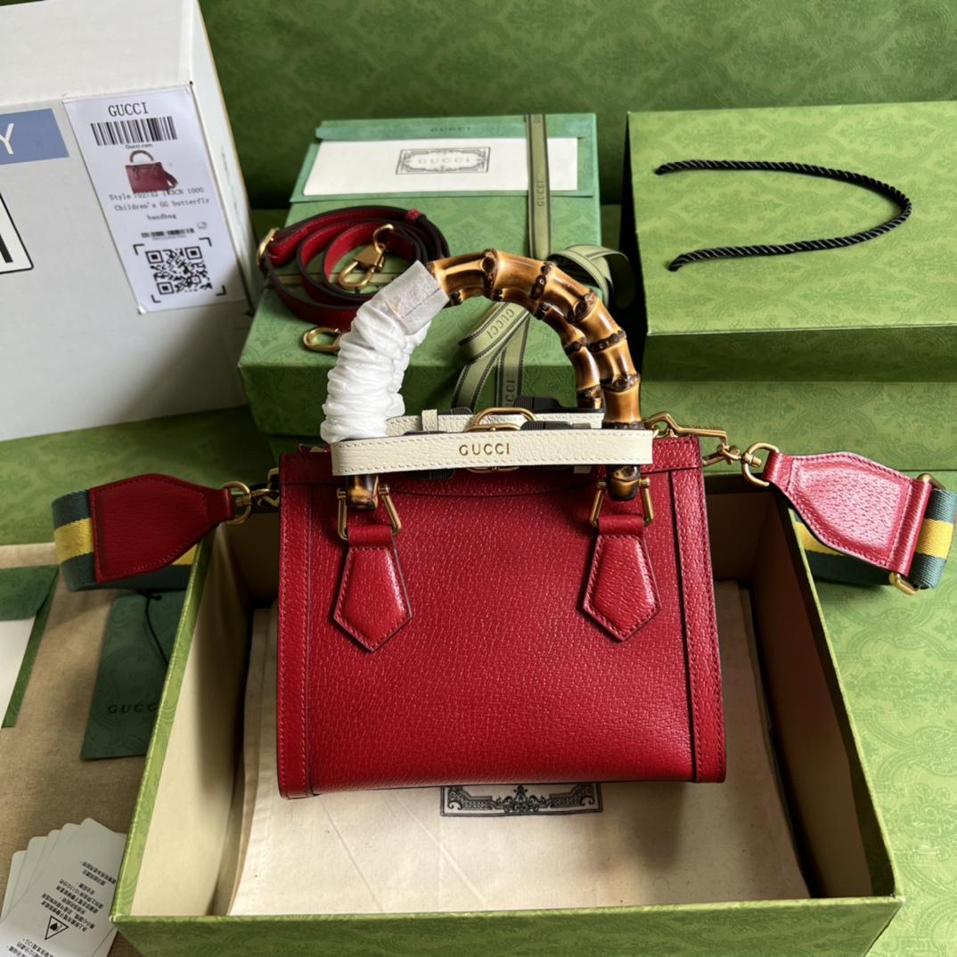 Gucci Diana Mini Tote Bag(20*16*10cm) - PerfectKickZ