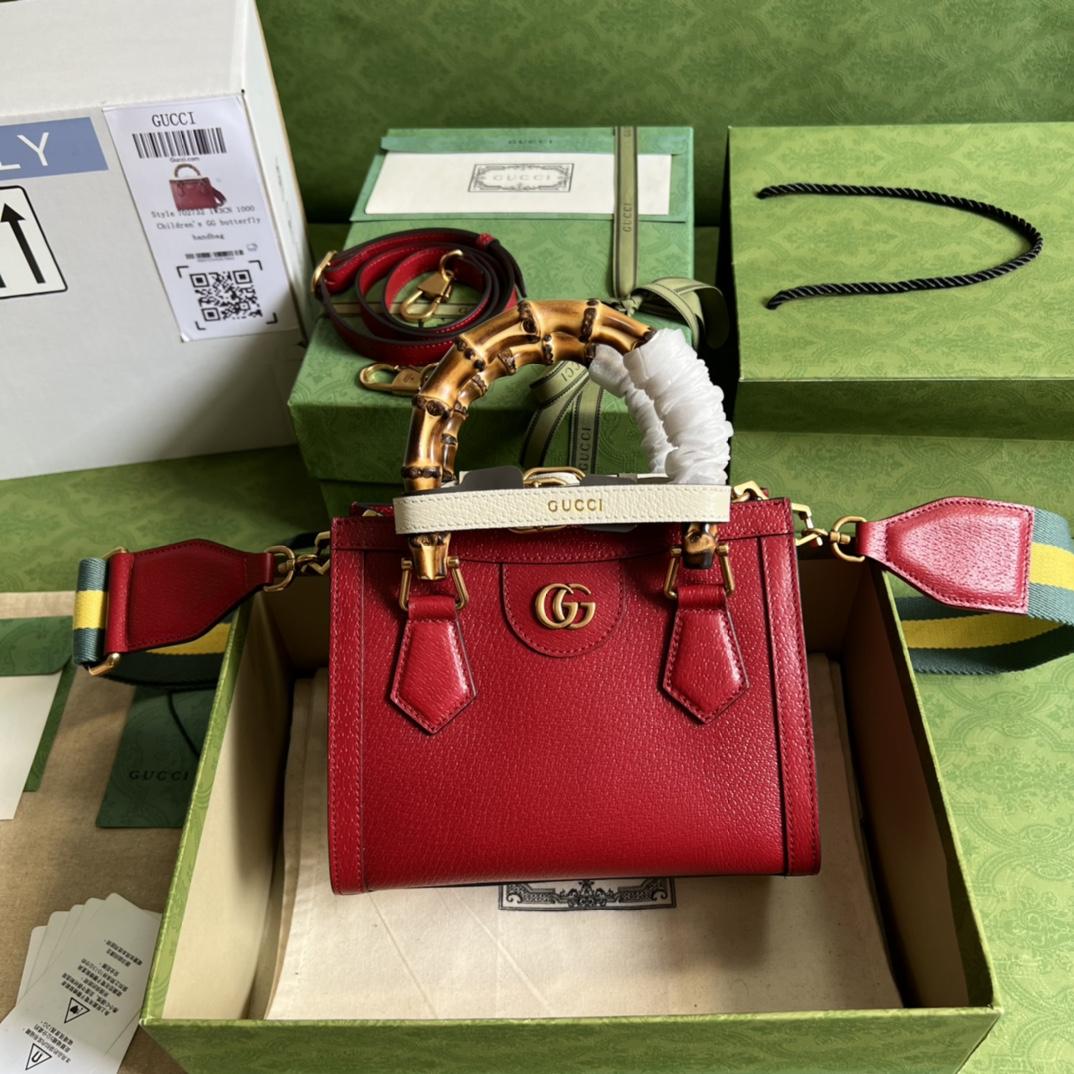 Gucci Diana Mini Tote Bag(20*16*10cm) - PerfectKickZ
