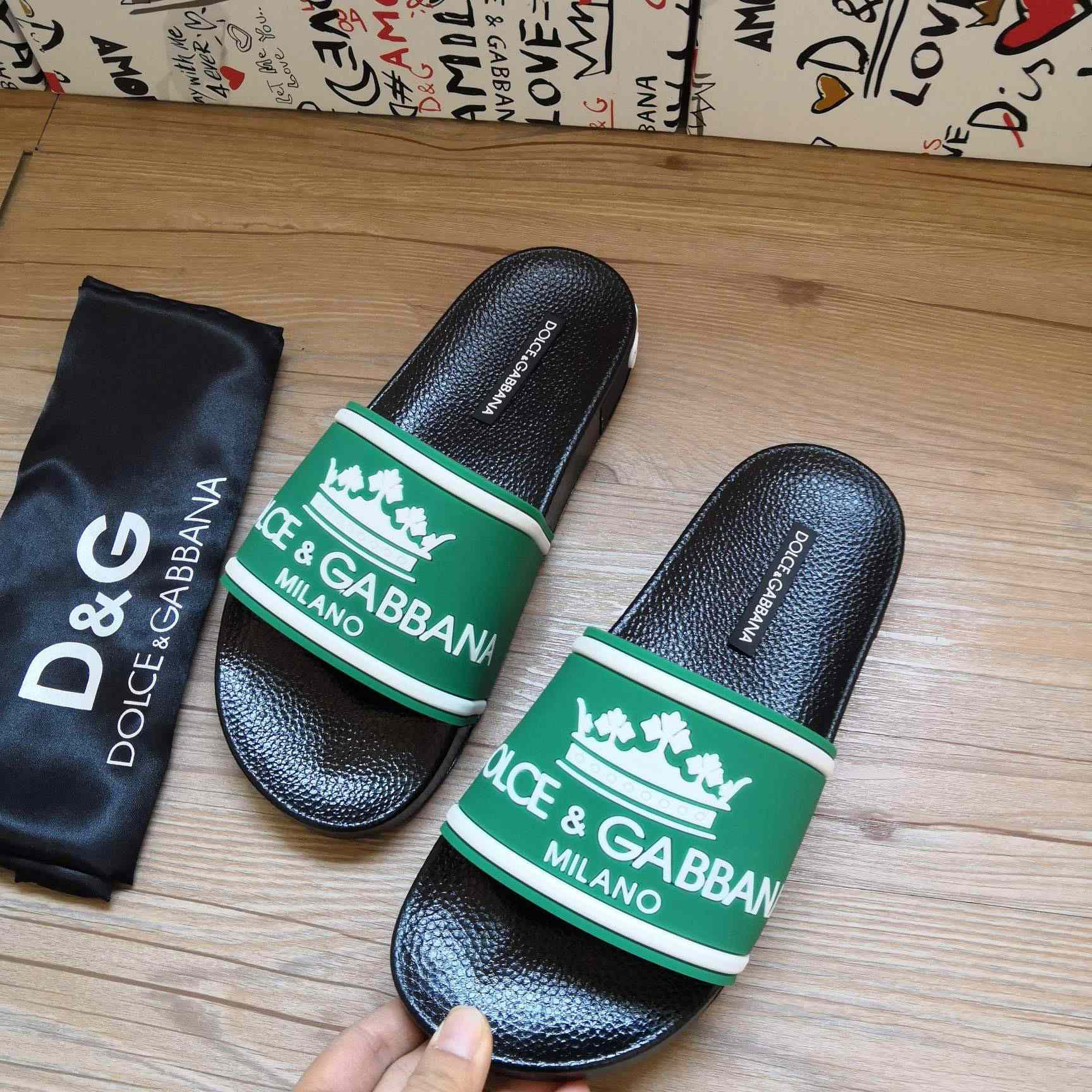 Dolce & Gabbana Logo Slides - PerfectKickZ