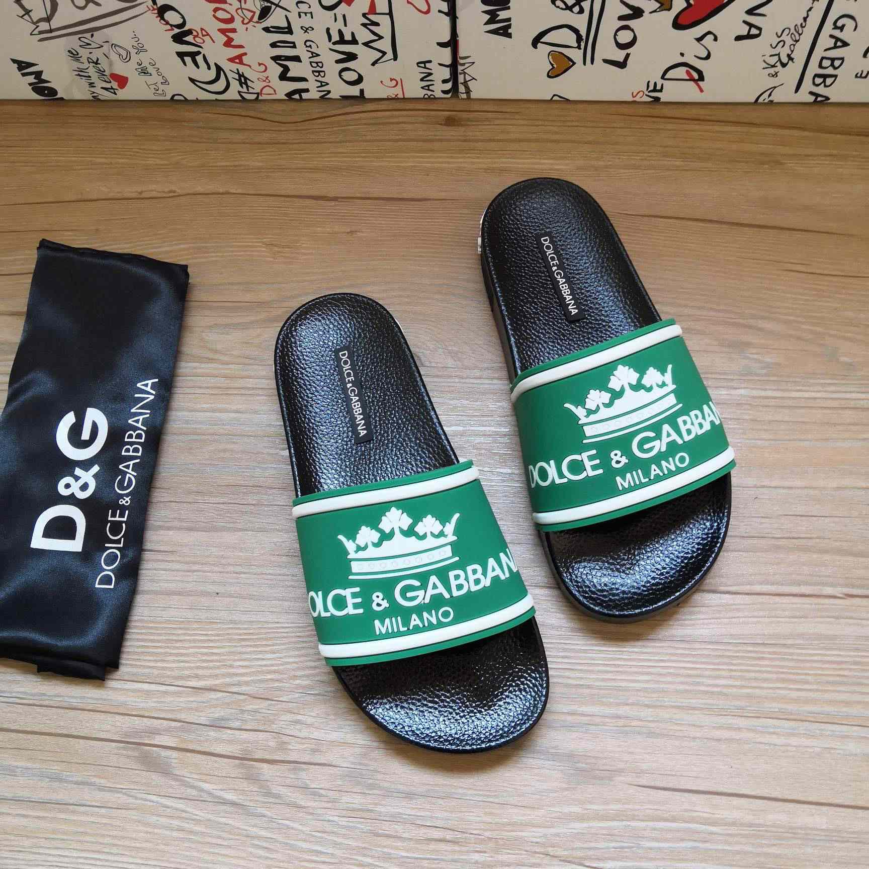 Dolce & Gabbana Logo Slides - PerfectKickZ