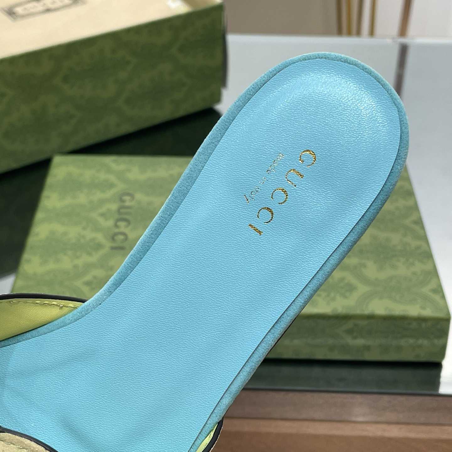 Gucci Women's Interlocking G Cut-out Slide Sandal - 